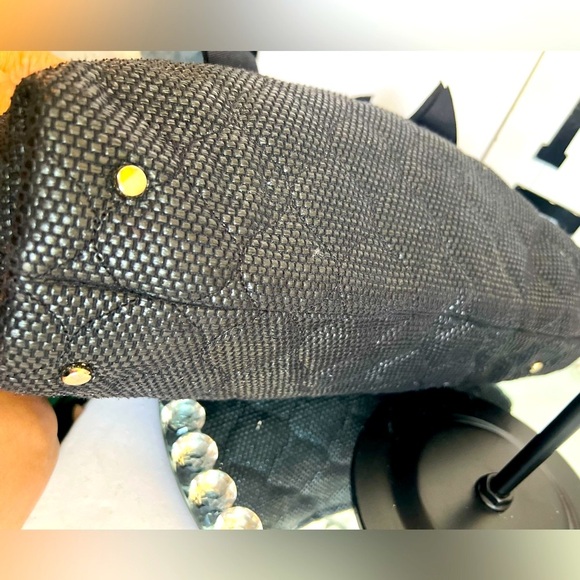 Kate Spade quilted Grosgrain Ribbon Bow Black tote bag - Picture 13 of 14